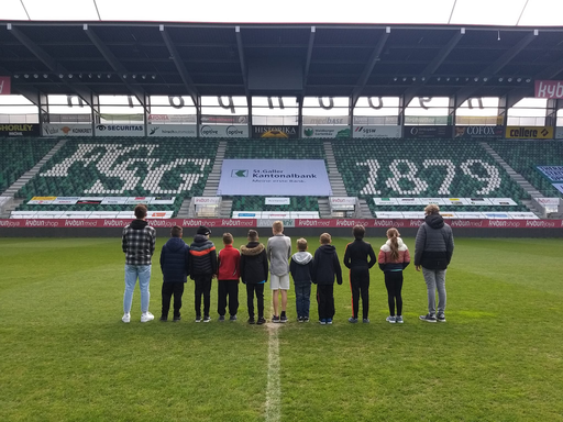 Rundgang Fussballstadion