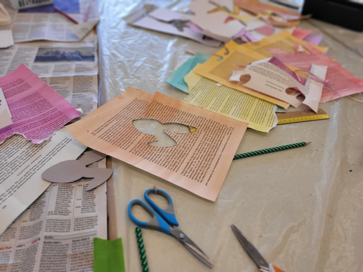 Basteln mit Papier und Wort